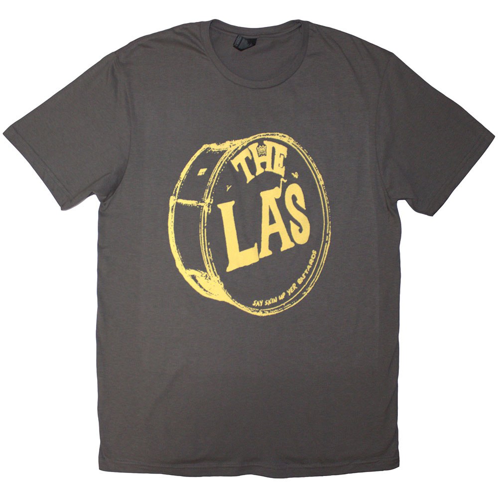 The LA's - Yellow Drum Head Logo Heren Tshirt - Grijs